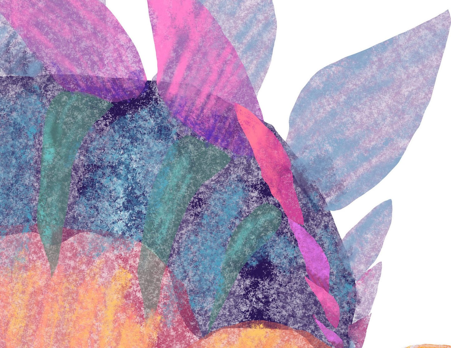 Stegosaurus Dinosaur Print, Colorful Canvas Print, Wall Art, Abstract Art, Art Print Watercolor, Artwork, Modern Wall Art, Birthday Gift