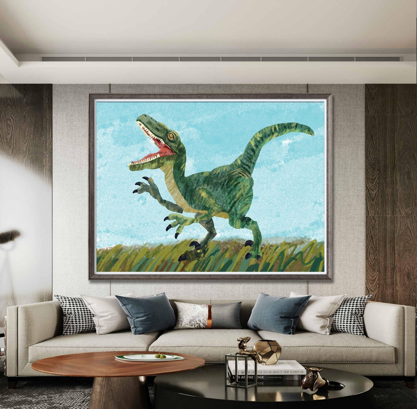 Tyrannosaurus Rex Dinosaur Print, Wall Art, Abstract Art Prints, Art Prints Watercolor, Artwork Original, Modern Art, Watercolor Painting