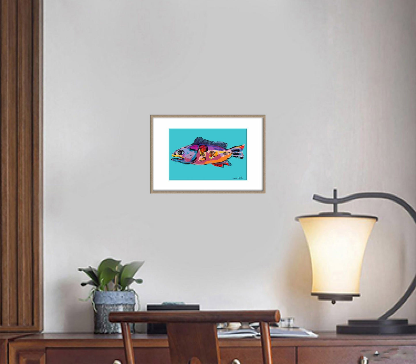 Tropical Fish Print, Abstract Art Print, Wall Art Abstract, Abstract Artwork, Art Prints, Artwork, Modern Art Print, Original Modern Art