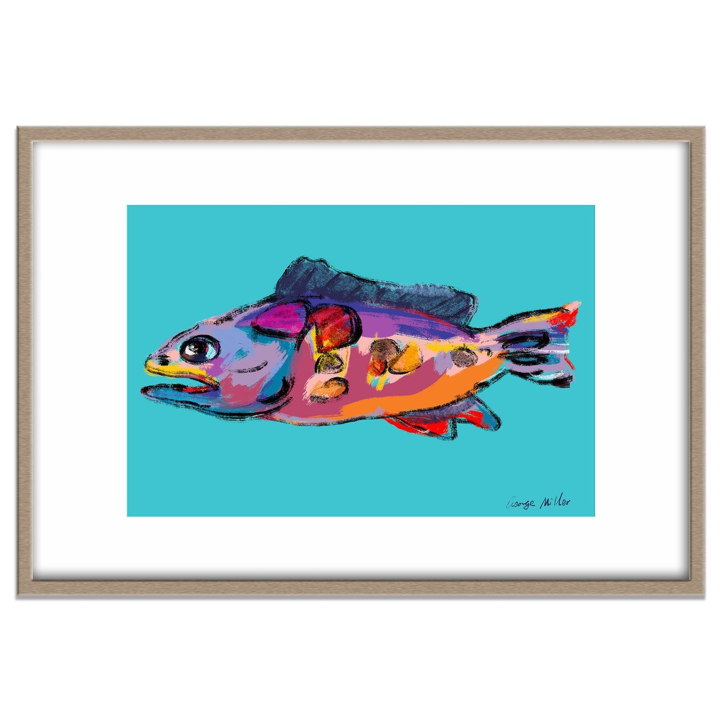 Tropical Fish Print, Abstract Art Print, Wall Art Abstract, Abstract Artwork, Art Prints, Artwork, Modern Art Print, Original Modern Art