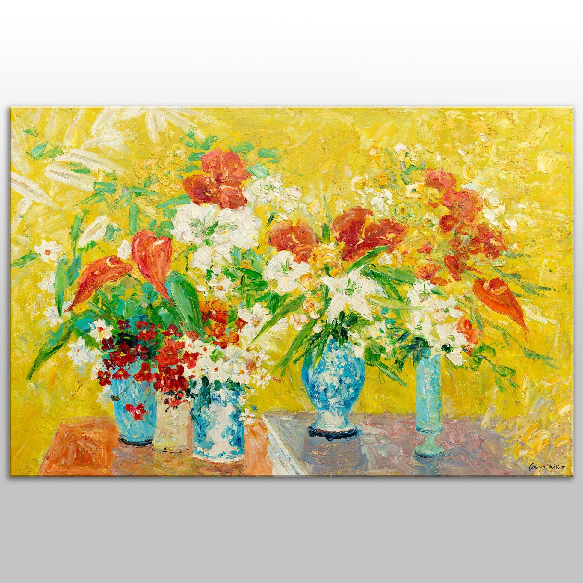 Oil Painting, Flower Painting, Large Painting, Modern Painting, Abstract Canvas Painting, Flower Art, Abstract Art, Original Oil Painting