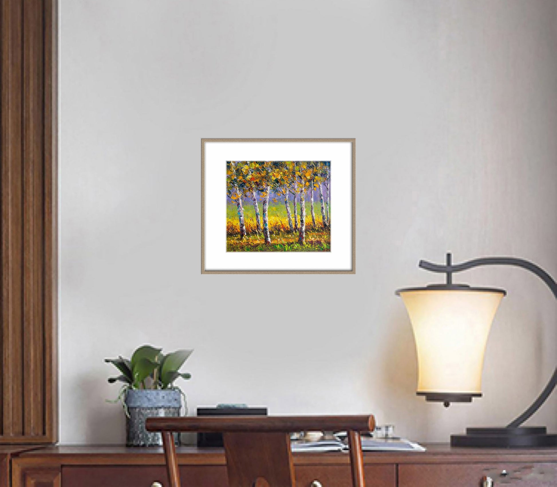 Oil Painting, Village in Spring, Canvas Art, Original Landscape Painting, Original Art, Contemporary Painting, Oil Painting, Wall Decor