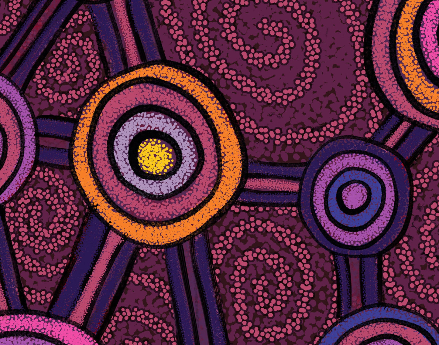 Australian Aboriginal Wall Art Prints, Abstract Art Print, Art Print, Artwork And Prints For Walls, Modern Art Painting, Bedroom Decor