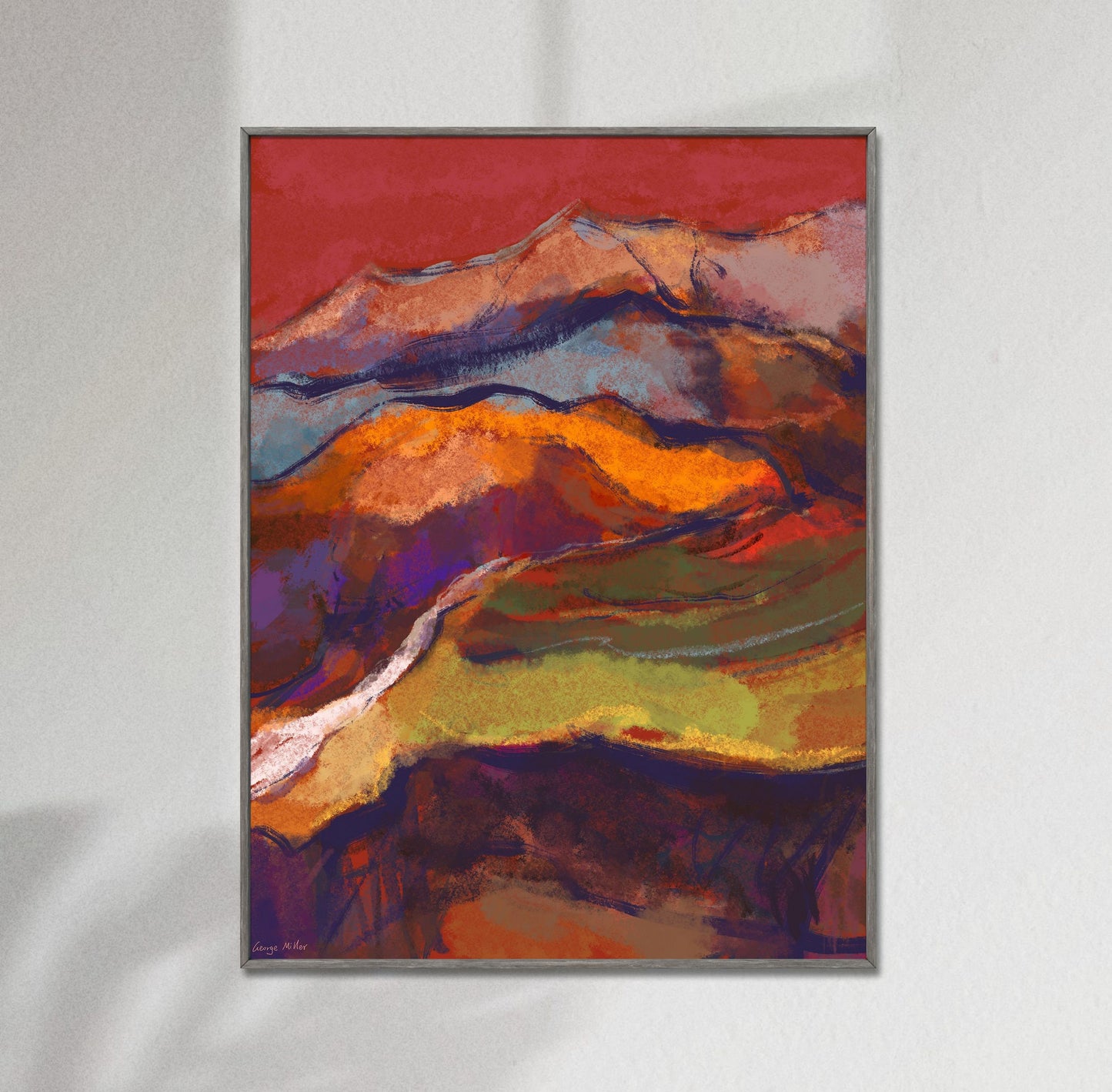 Abstract Landscape Prints, Wall Art, Abstract Art, Art, Artwork Original, Modern Art Print, Original Art Print, Abstract Art Poster