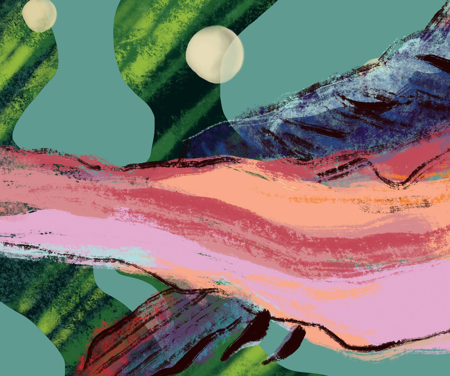 Tropical Fish Print Art, Canvas Print, Wall Art Prints, Abstract Art Prints, Art Print Watercolor, Modern Art Painting, Original Art Prints