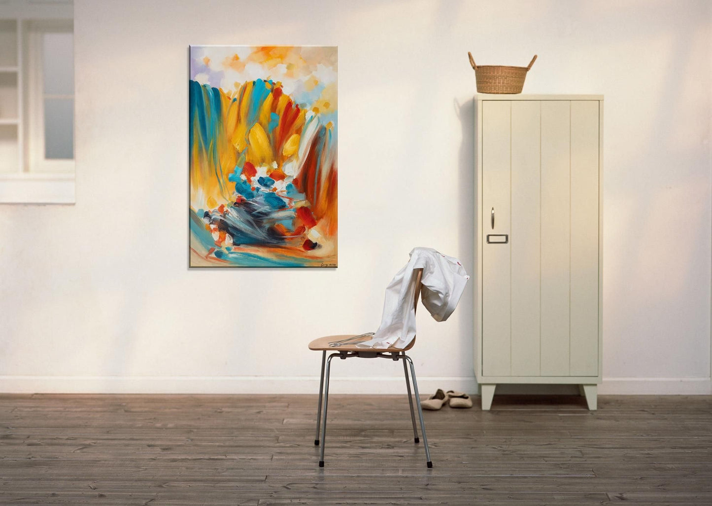 Abstract Oil Painting, Large Abstract Painting, Canvas Art, Extra Large Wall Art, Original Abstract Painting, Rustic Home Decor, Modern Art