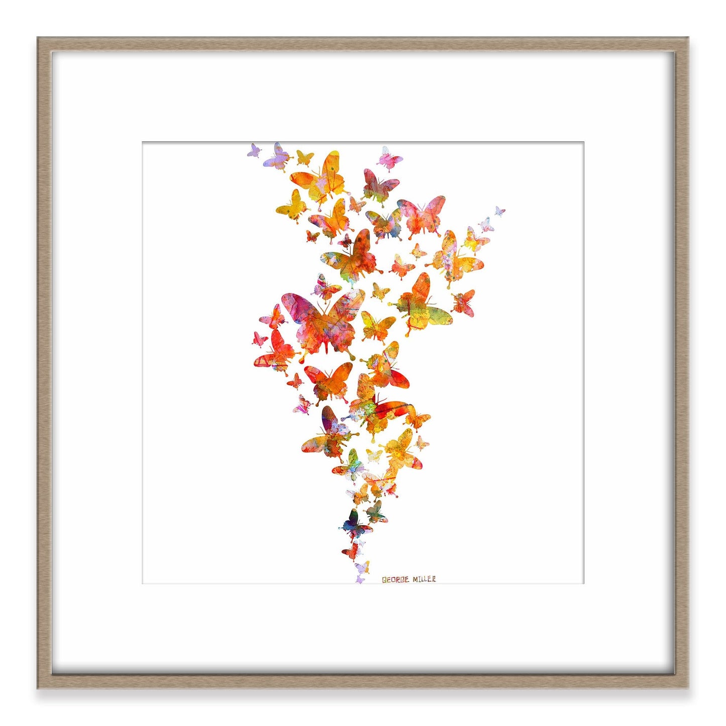Butterflies Print, Canvas Art, Wall Art Prints, Abstract Art Prints, Art Prints Watercolor, Modern Wall Décor, Large Art, Kids Room Décor
