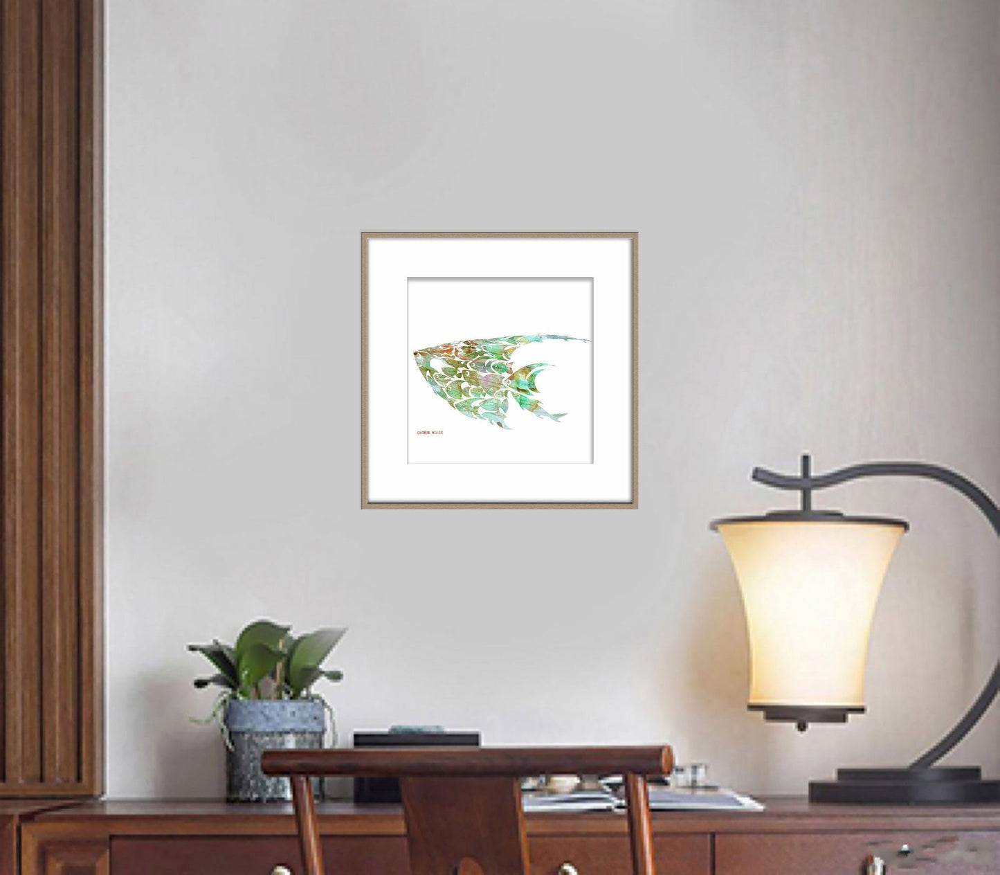 Prints Art, Abstract Canvas Print Fish, Wall Prints Minimalist, Abstract Art Print, Art Print, Artwork, Modern Art, Kids Room Decor