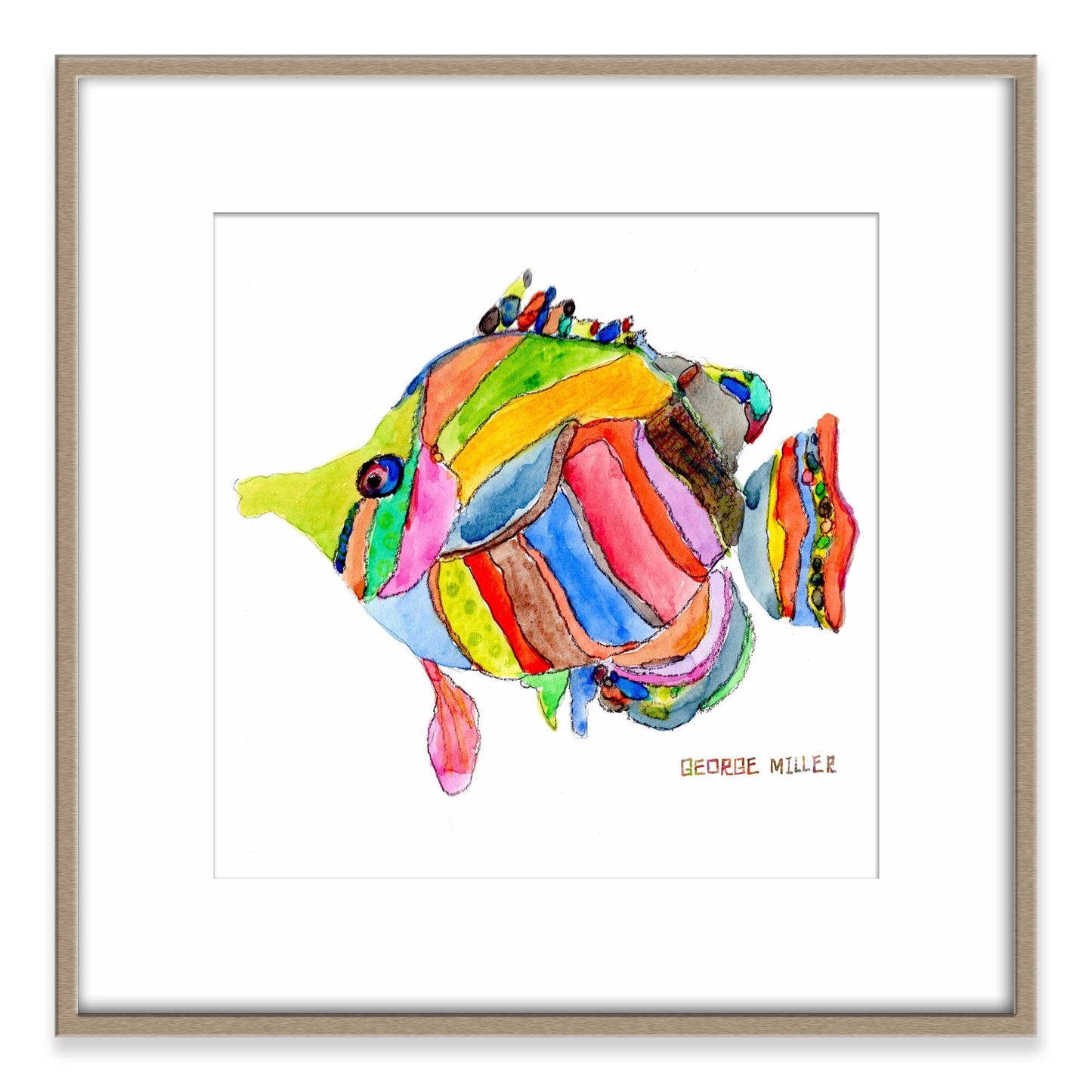 Giclée Print Tropical Fish, Print Art, Watercolor Print, Wall Decor Bedroom, Abstract Print, Art, Artwork, Modern Art, Kitchen Décor