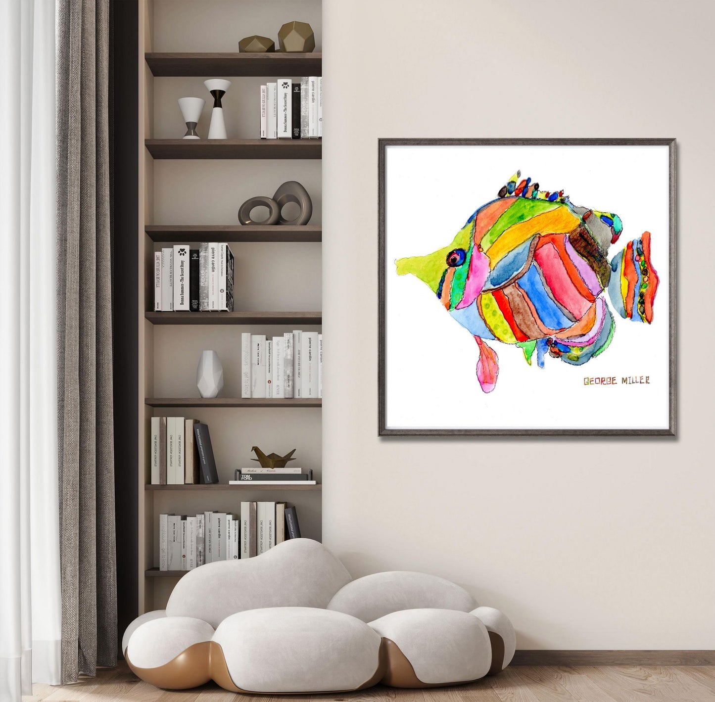 Giclée Print Tropical Fish, Print Art, Watercolor Print, Wall Decor Bedroom, Abstract Print, Art, Artwork, Modern Art, Kitchen Décor