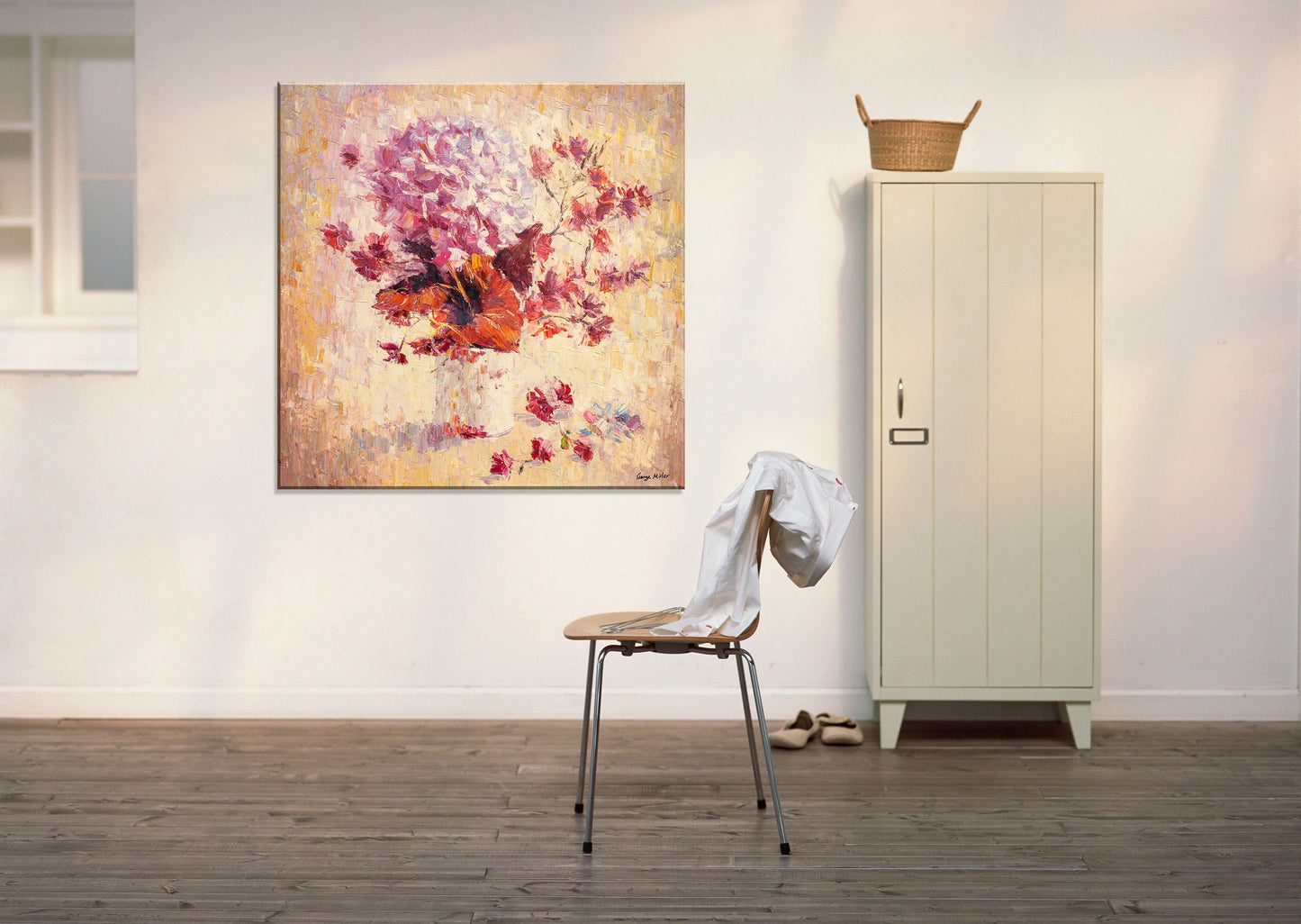 Flower Painting, Flower Art, Contemporary Painting, Oil Painting Abstract, Canvas Art, Wall Art Canvas, Oil Painting Original, Palette Knife