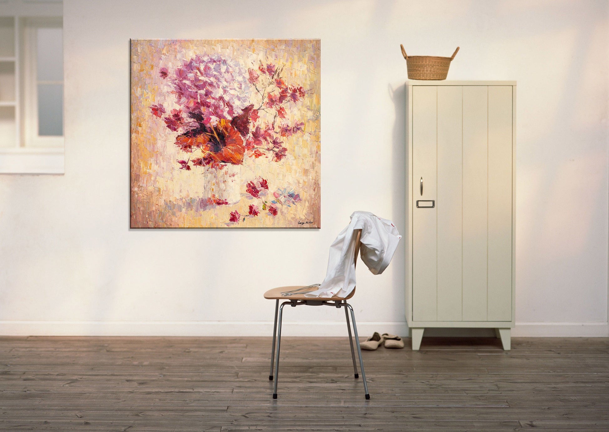 Flower Painting, Flower Art, Contemporary Painting, Oil Painting Abstract, Canvas Art, Wall Art Canvas, Oil Painting Original, Palette Knife