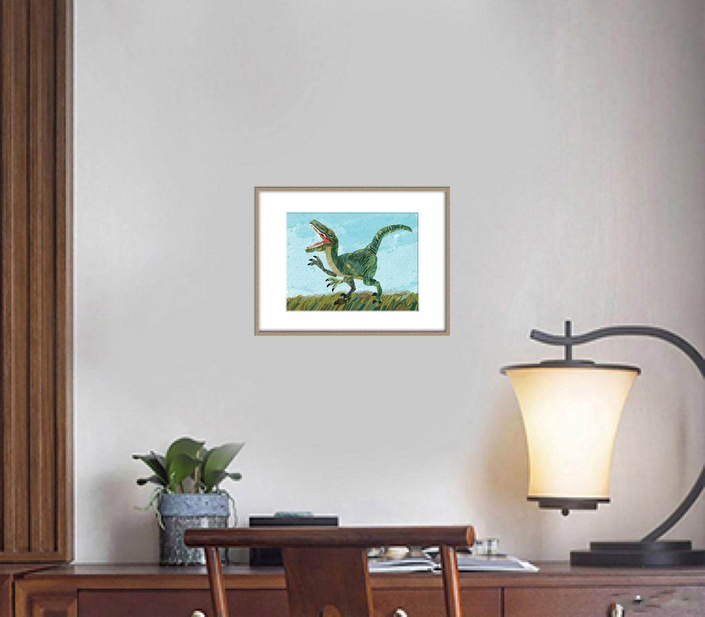 Tyrannosaurus Rex Dinosaur Print, Wall Art, Abstract Art Prints, Art Prints Watercolor, Artwork Original, Modern Art, Watercolor Painting