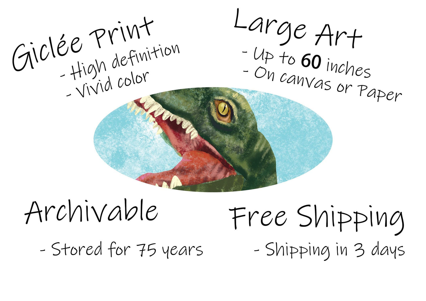 Tyrannosaurus Rex Dinosaur Print, Wall Art, Abstract Art Prints, Art Prints Watercolor, Artwork Original, Modern Art, Watercolor Painting