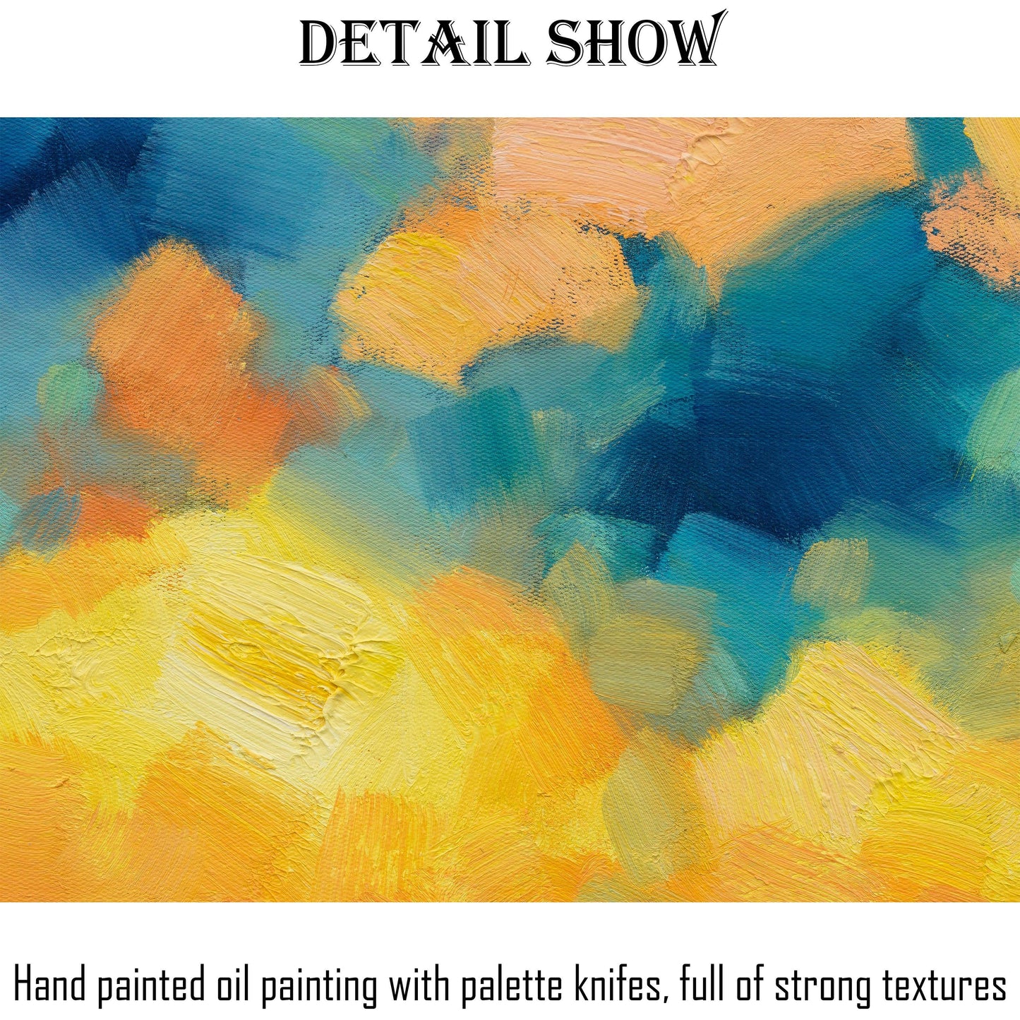 Abstract Landscape Oil Painting, Canvas Art, Paintings On Canvas, Large Landscape Paintings On Canvas, Framed Wall Art, Home Office Decor