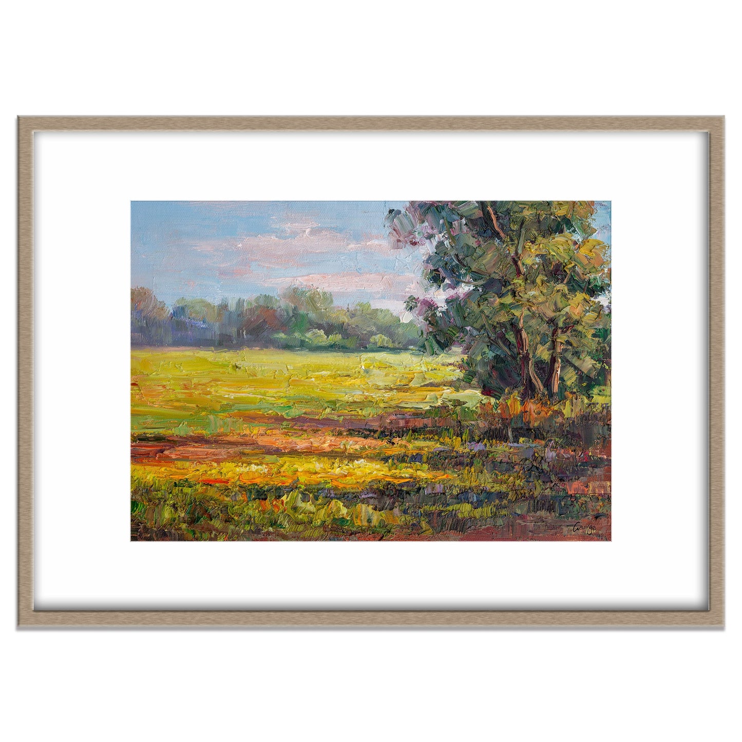Abstract Canvas Painting, Landscape Oil Painting, Small Canvas Art, Canvas Wall Decor, Original Abstract Painting, Abstract Painting, Modern