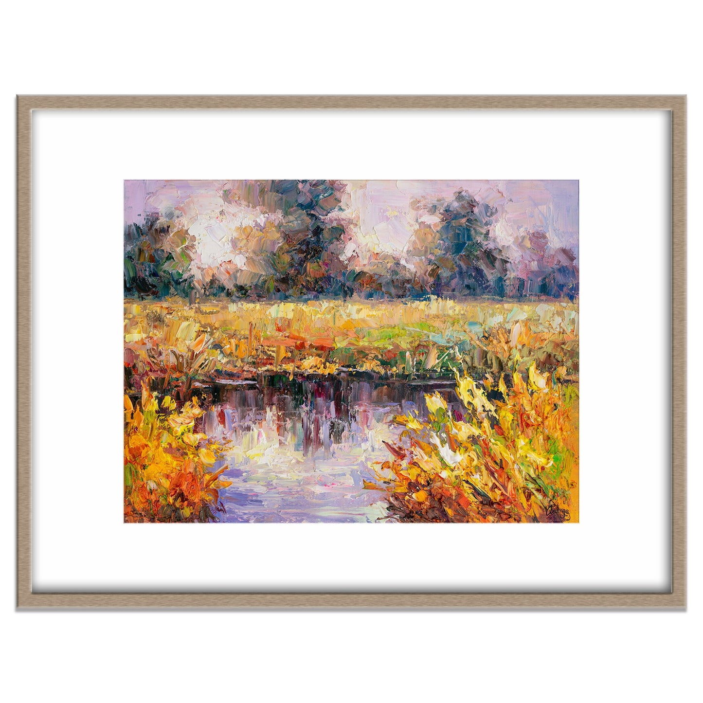 Landscape Painting, Oil Painting, Spring Moutain, Small Canvas Painting, Canvas Wall Decor, Original Abstract Painting, Canvas Painting