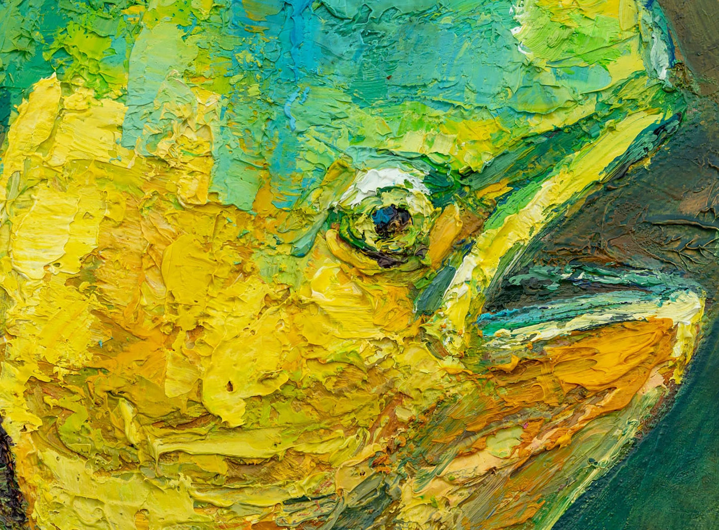 Mahi Mahi Fish Green, Wall Art, Abstract Wall Art, Art, Artwork Original, Modern Art Print, Original Art, Kitchen Decor, Art Poster