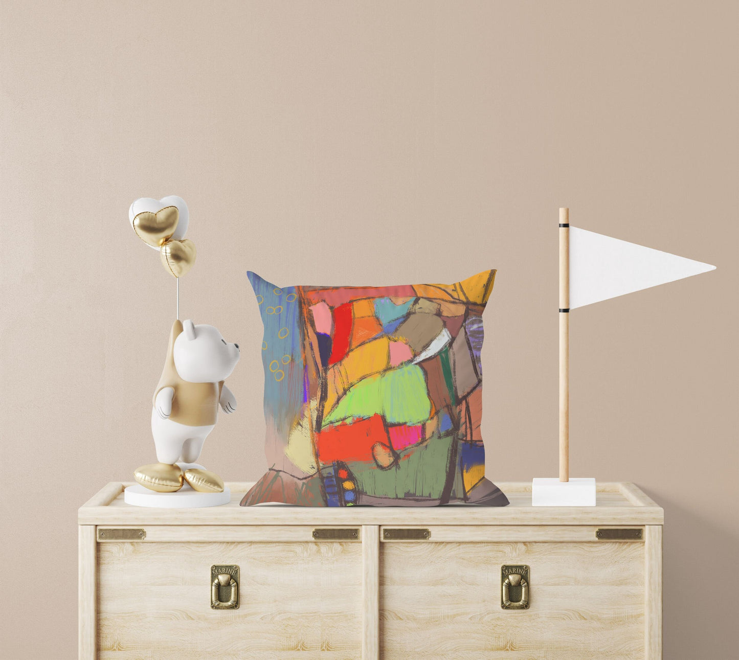 Abstract Throw Pillow, Designer Pillow, Colorful Pillow Case, Contemporary Pillow, Large Pillow Cases, Playroom Decor, Holiday Gift