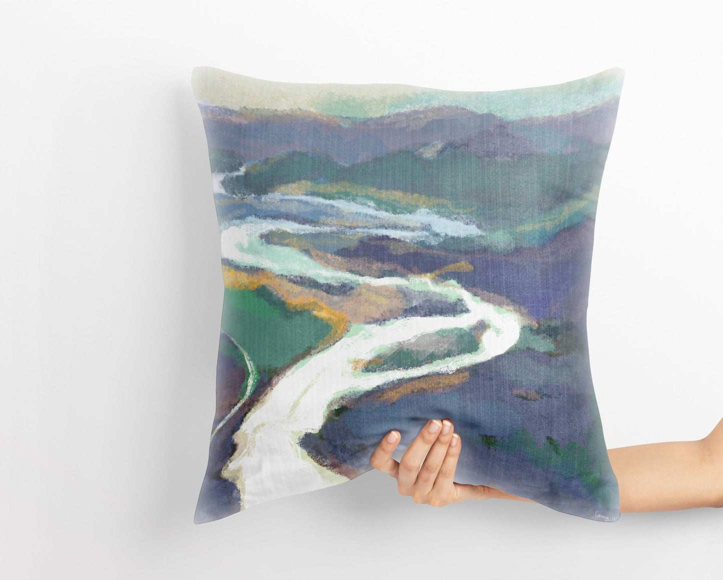 Pillow Case, Abstract Art Pillow, Art Pillow, Colorful Pillow Case, Beautiful Pillow, 24X24 Pillow Case, Home Decor Pillow, Sofa Pillows