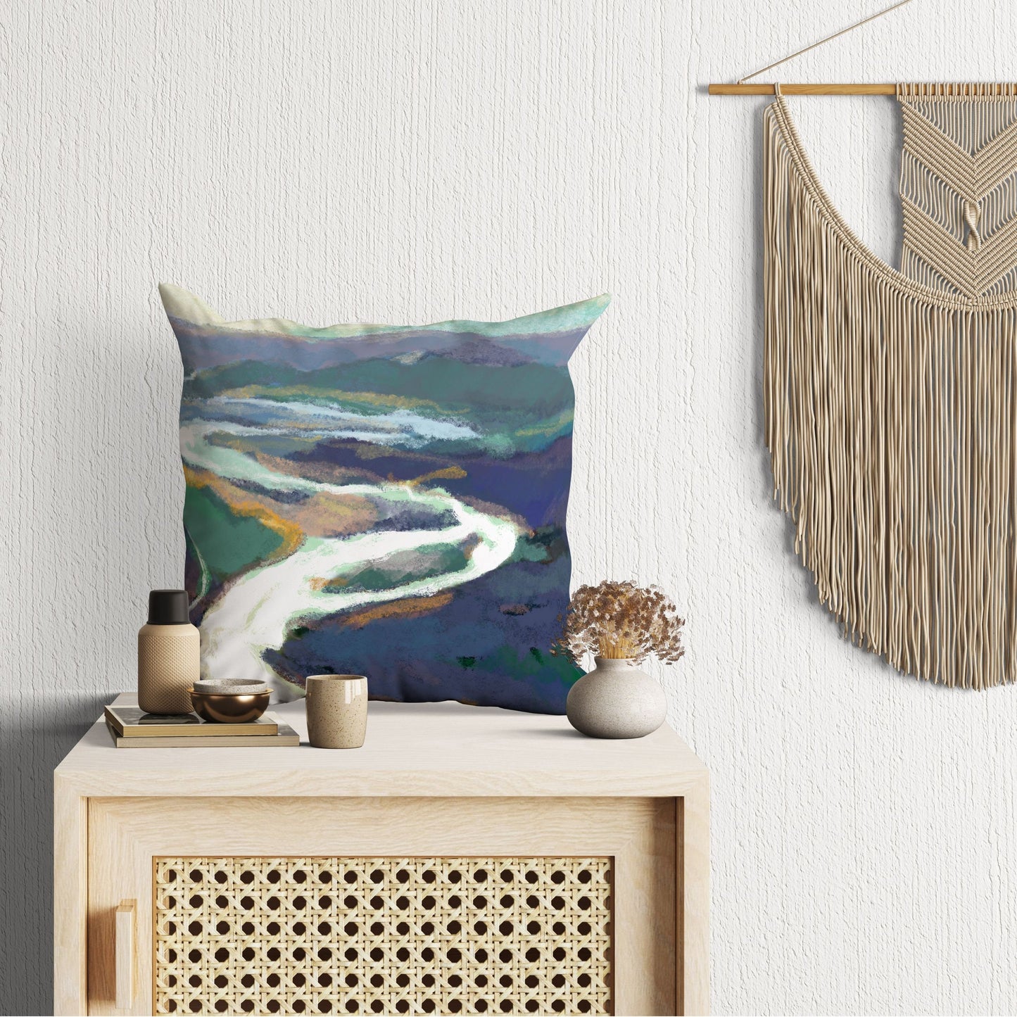 Pillow Case, Abstract Art Pillow, Art Pillow, Colorful Pillow Case, Beautiful Pillow, 24X24 Pillow Case, Home Decor Pillow, Sofa Pillows