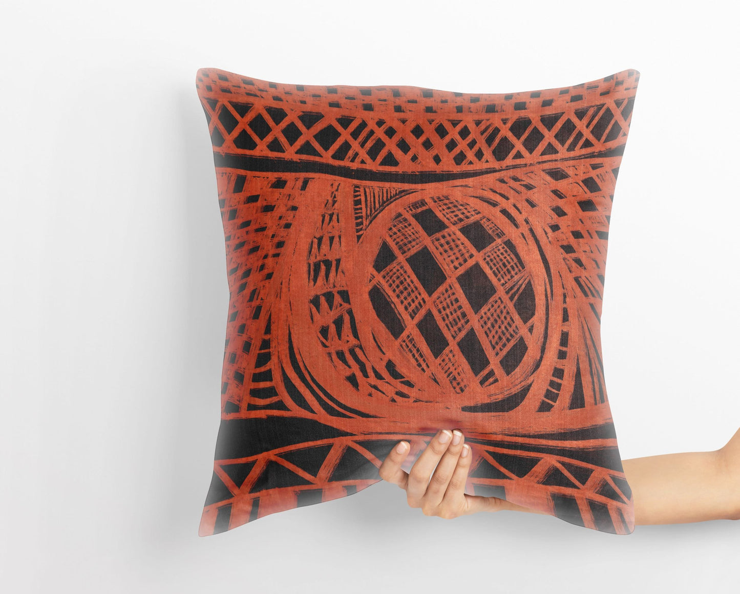 Aboriginal Art, Decorative Pillow, Abstract Pillow, Comfortable, Red Pillow Cases, Contemporary Pillow, Indoor Pillow Cases