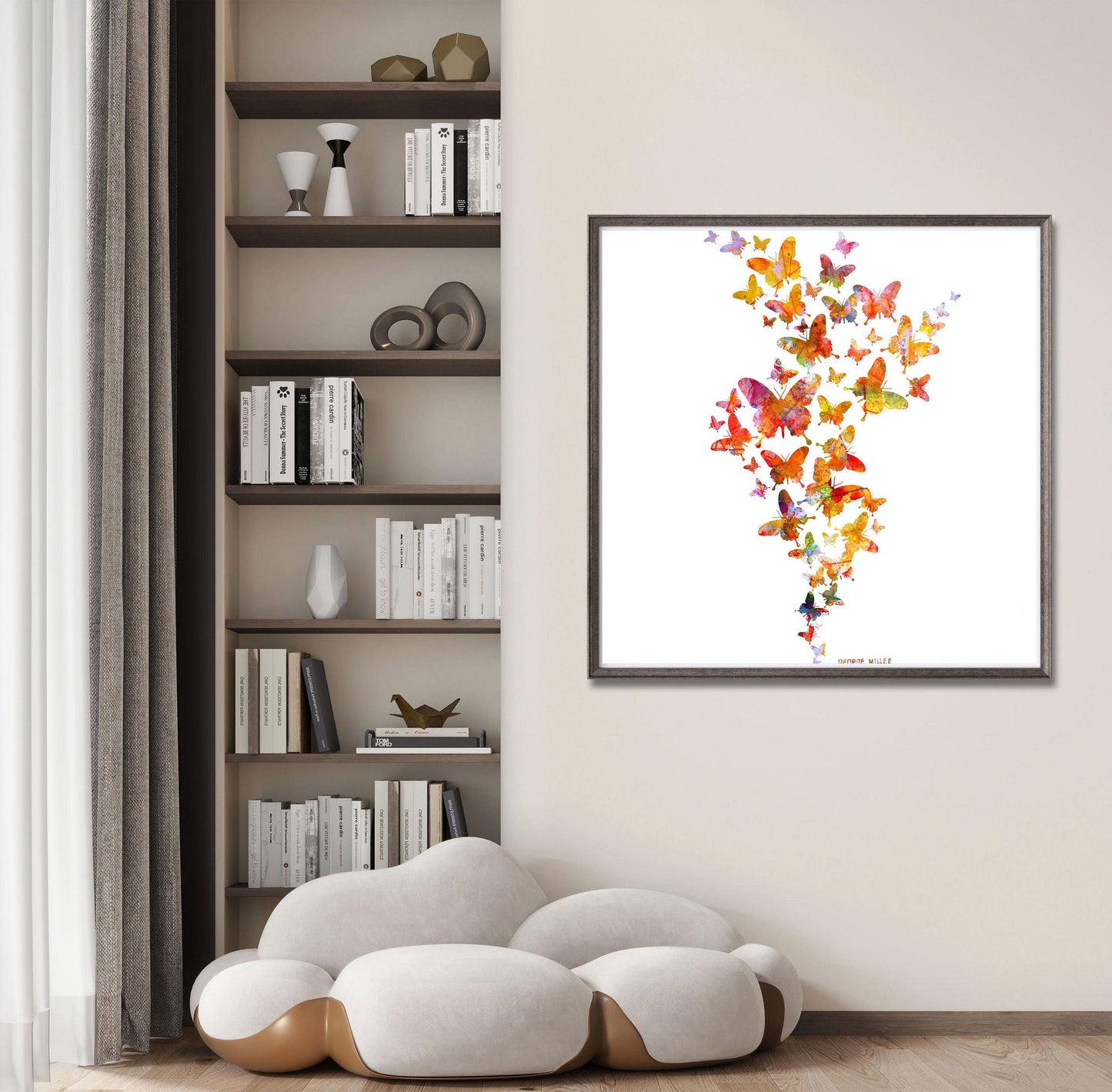 Butterflies Print, Canvas Art, Wall Art Prints, Abstract Art Prints, Art Prints Watercolor, Modern Wall Décor, Large Art, Kids Room Décor