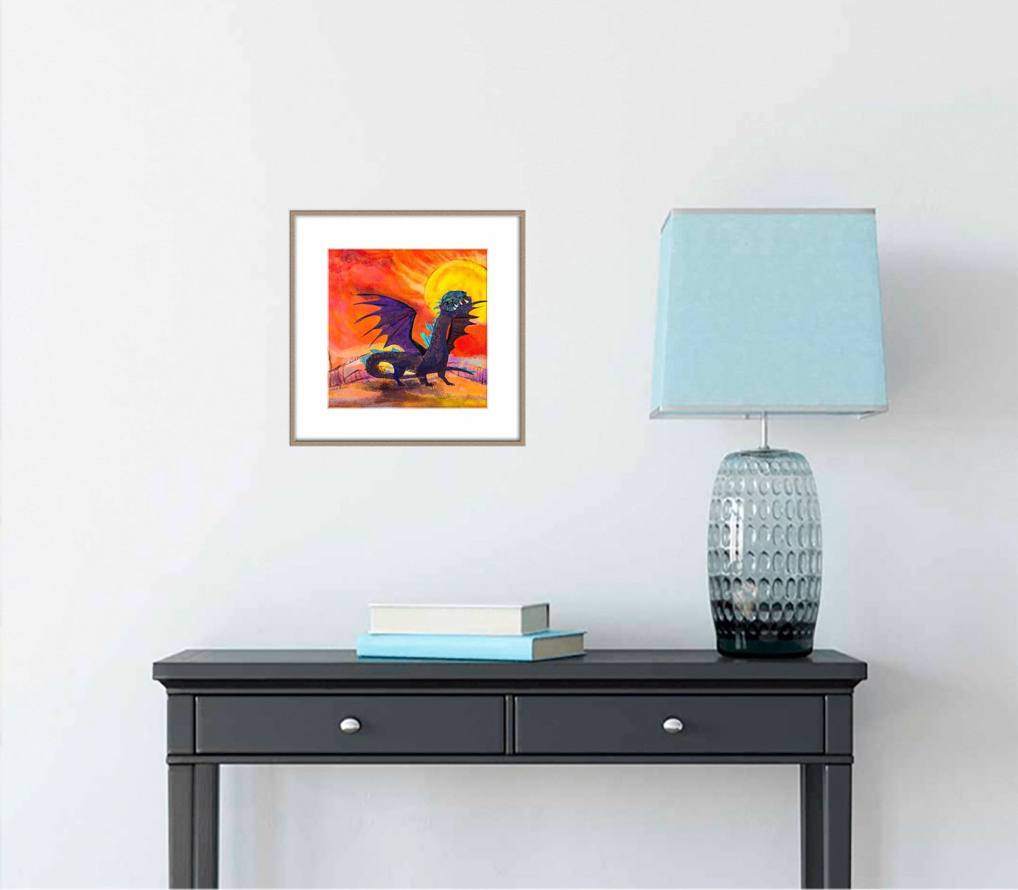 Dragon Print, Watercolor Print, Wall Art Abstract, Abstract Painting, Art Print Watercolor, Artwork, Modern Wall Art, Art Poster Abstract