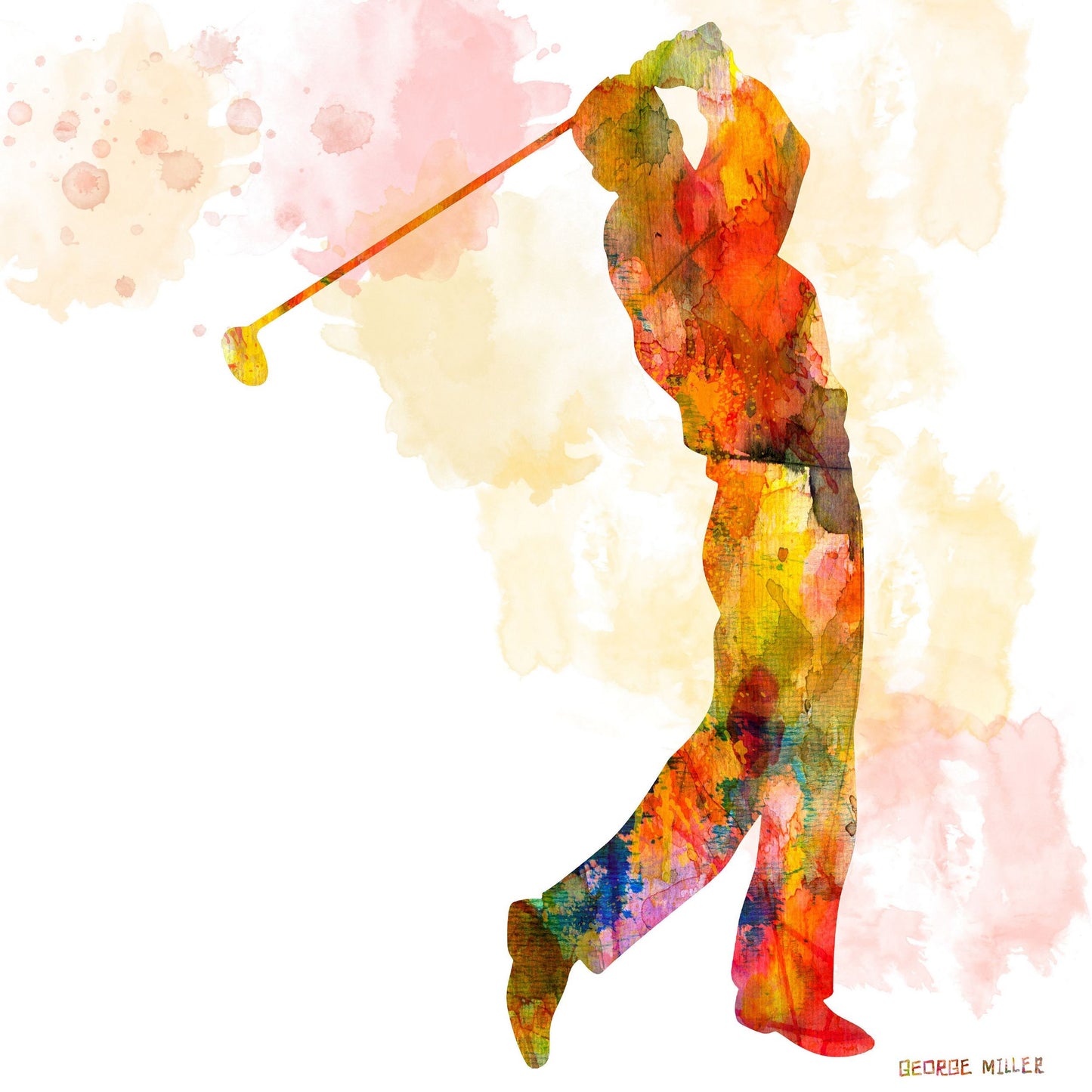 Art Print Watercolor, Oversized Modern Art, Print Art, Canvas Print Golf, Wall Art Prints, Abstract Watercolor, Artwork, Contemporary Art