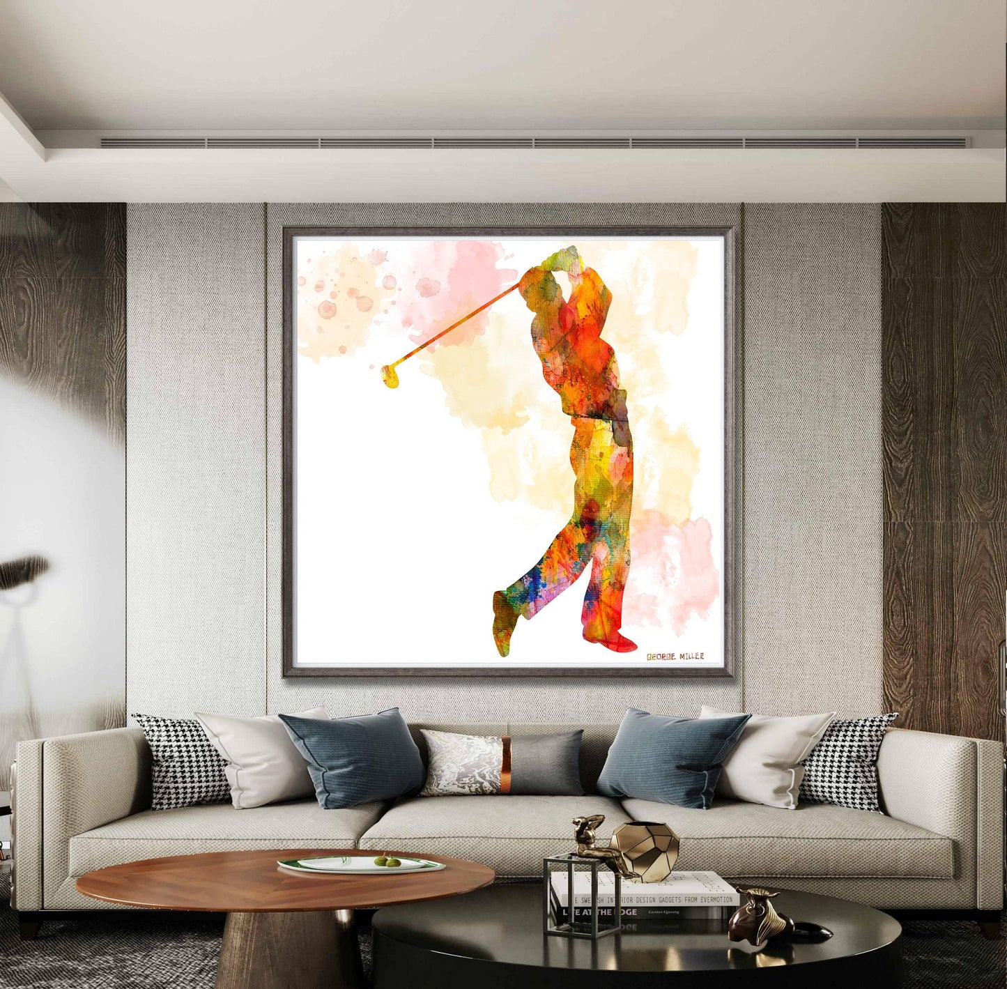 Art Print Watercolor, Oversized Modern Art, Print Art, Canvas Print Golf, Wall Art Prints, Abstract Watercolor, Artwork, Contemporary Art