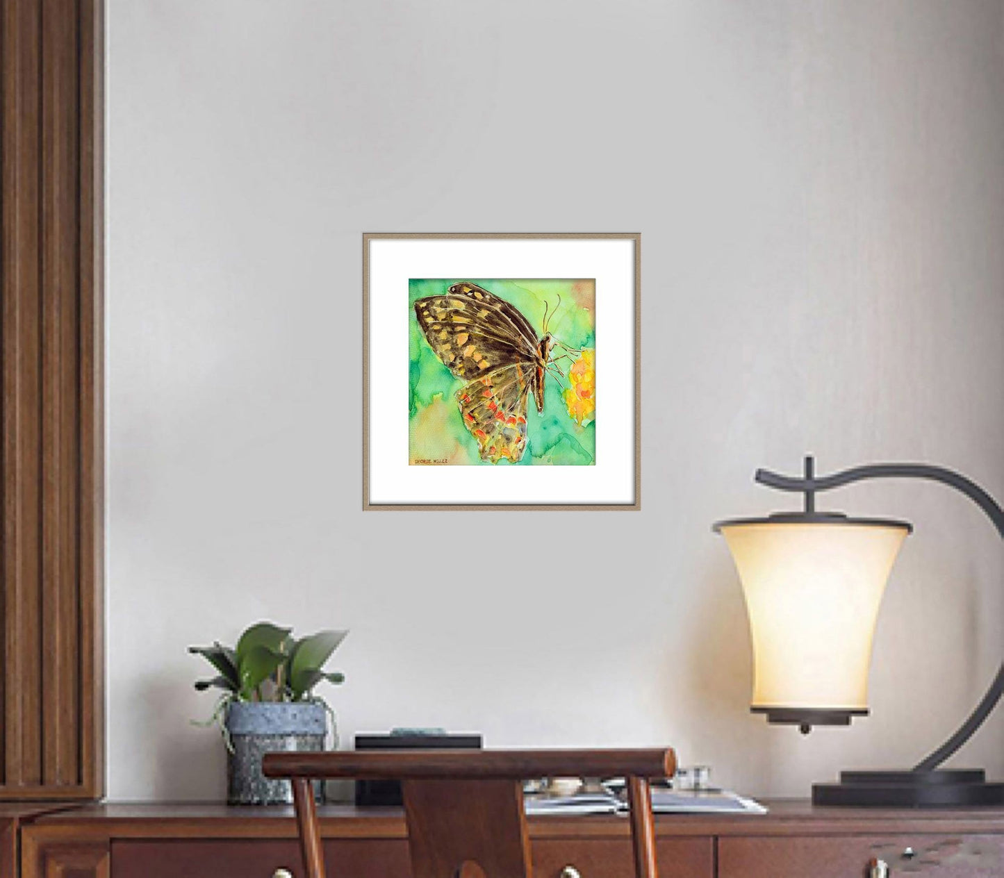 Giclée Print Butterfly, Print, Watercolor Flowers Print, Wall Art Abstract, Abstract Print, Fine Art Prints, Artwork, Modern Art Print