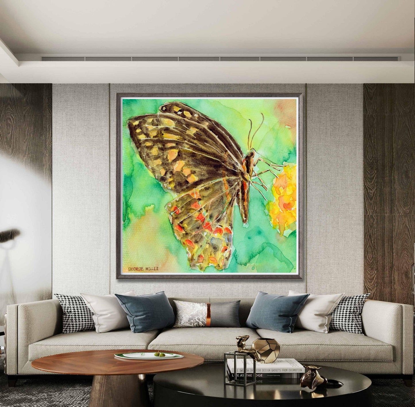 Giclée Print Butterfly, Print, Watercolor Flowers Print, Wall Art Abstract, Abstract Print, Fine Art Prints, Artwork, Modern Art Print