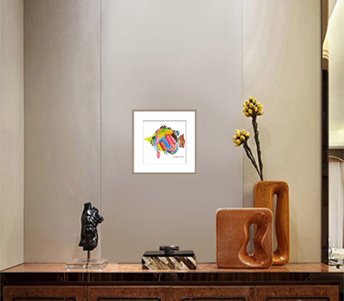 Giclée Print Tropical Fish, Print Art, Watercolor Print, Wall Decor Bedroom, Abstract Print, Art, Artwork, Modern Art, Kitchen Décor