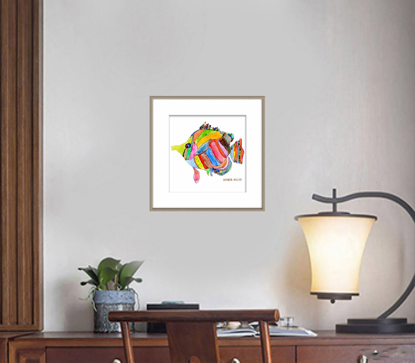 Giclée Print Tropical Fish, Print Art, Watercolor Print, Wall Decor Bedroom, Abstract Print, Art, Artwork, Modern Art, Kitchen Décor