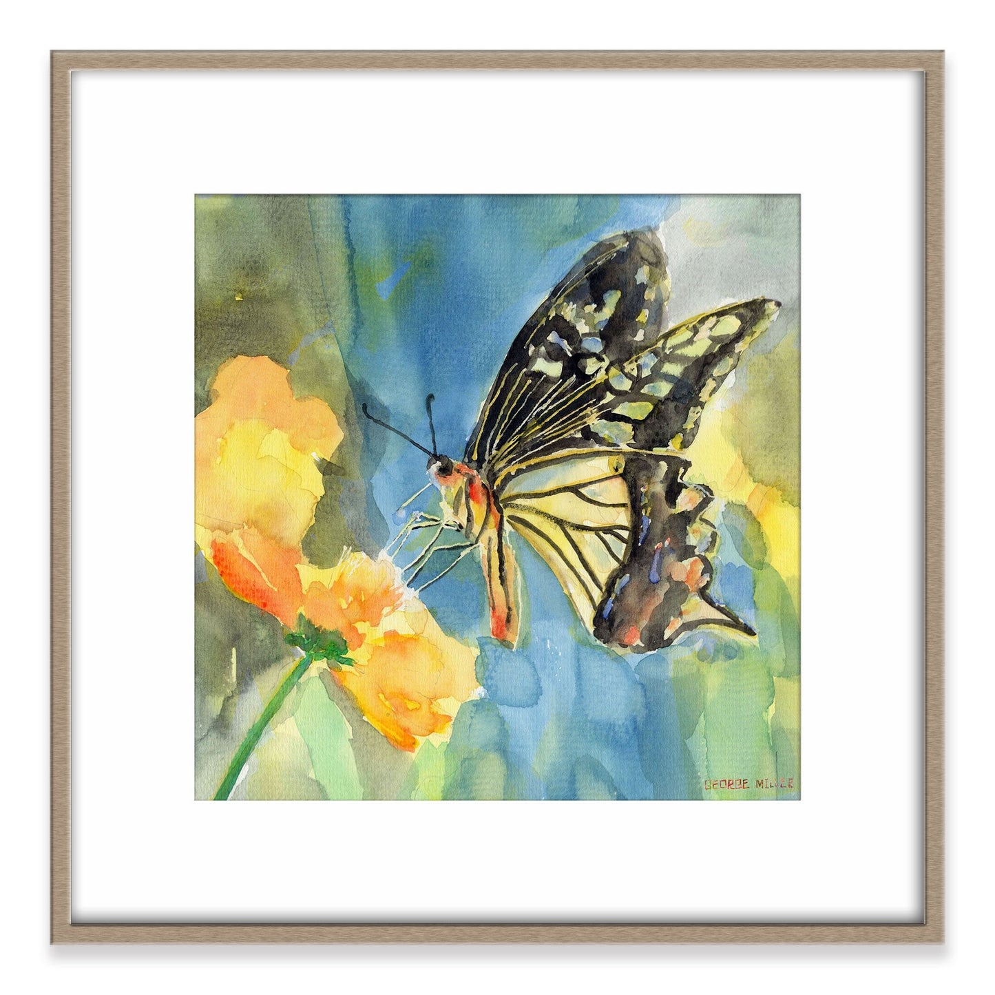 Butterfly Print Art, Watercolor Print, Wall Art Prints, Abstract Art, Art Print, Artwork Original, Modern Wall Art, Original Art Watercolor