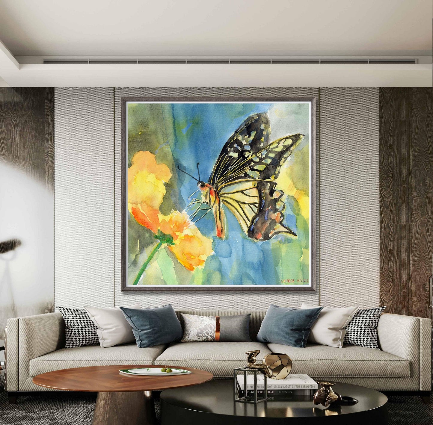 Butterfly Print Art, Watercolor Print, Wall Art Prints, Abstract Art, Art Print, Artwork Original, Modern Wall Art, Original Art Watercolor