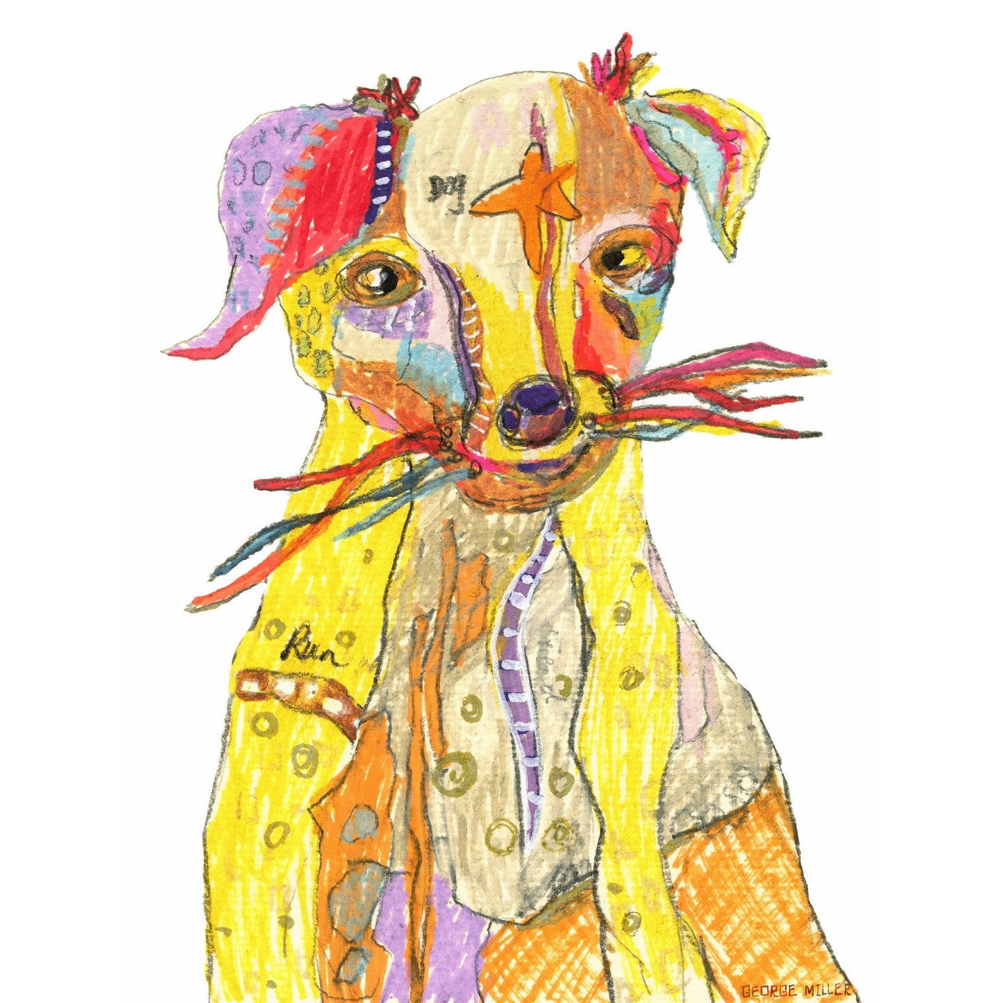 Prints Art, Abstract Dog Wall Art, Abstract Wall Art, Art Painting, Artwork, Modern Art Print, Watercolor Painting Abstract, Home Décor