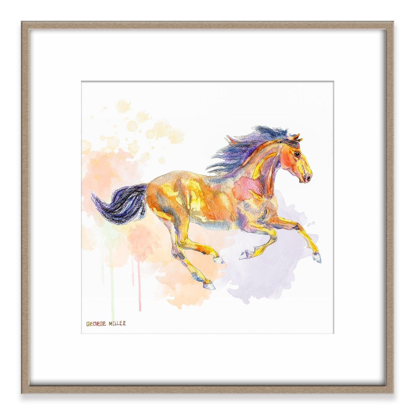 Horse Print, Watercolor Print, Wall Prints, Abstract Artwork, Art Prints, Artwork, Modern Art, Original Art, Dorm Décor, Birthday Gift