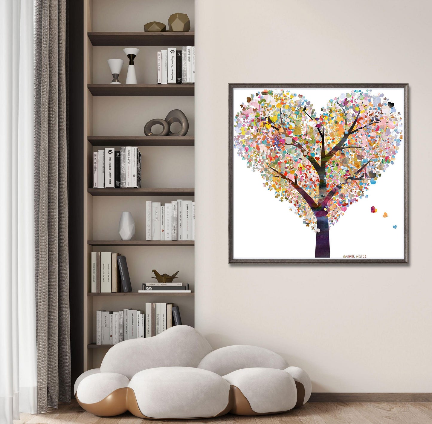Canvas Print, Watercolor Print, Wall Art Prints Nature, Abstract Print, Art Print Watercolor, Modern Wall Art, Tree of Love, Wedding Gift