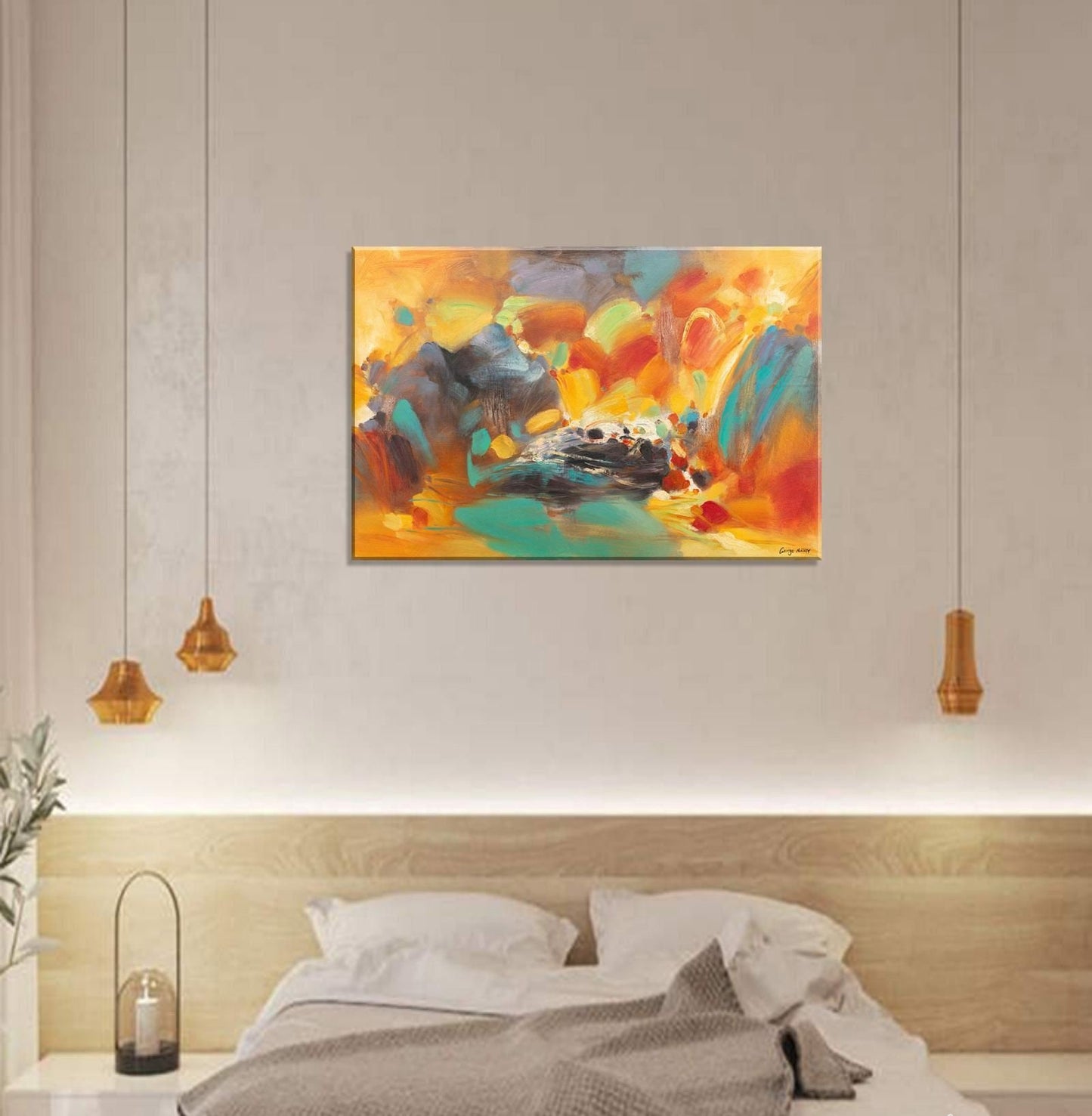 Abstract Painting, Modern Painting, Original Painting, Bedroom Wall Decor, Abstract Canvas Art, Large Painting, Oil Painting Abstract