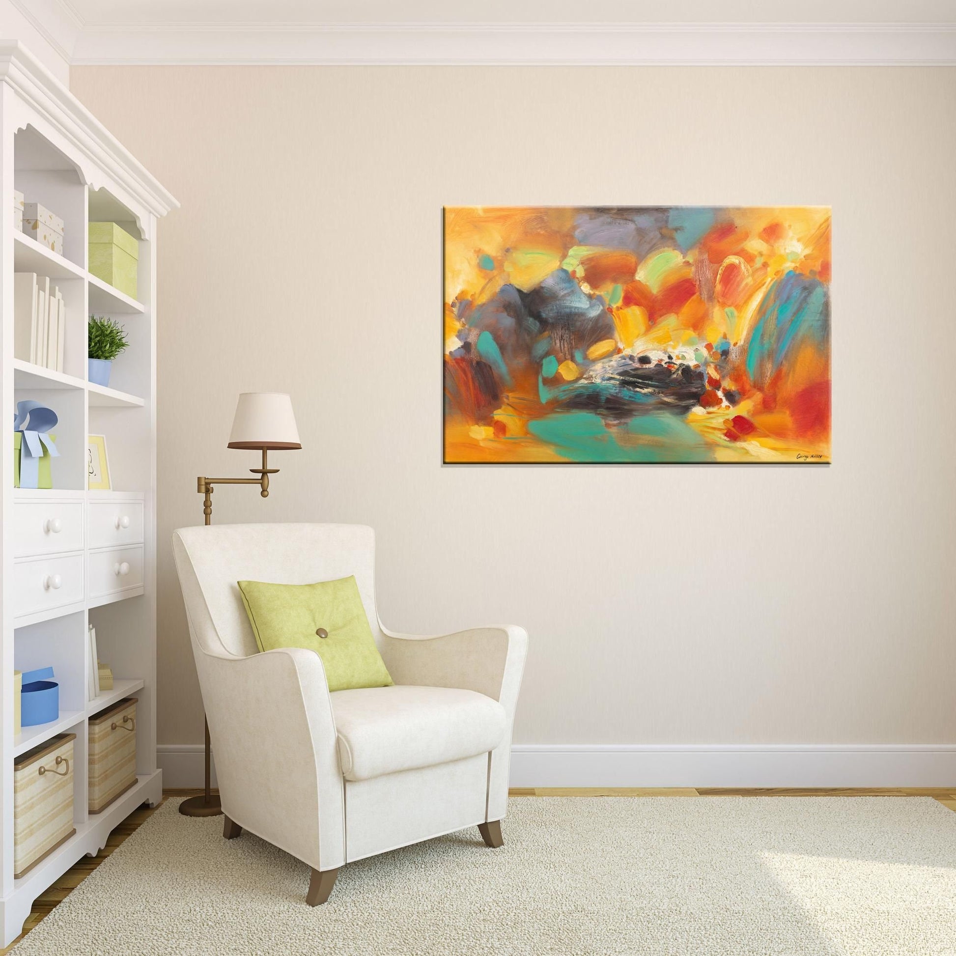 Abstract Painting, Modern Painting, Original Painting, Bedroom Wall Decor, Abstract Canvas Art, Large Painting, Oil Painting Abstract