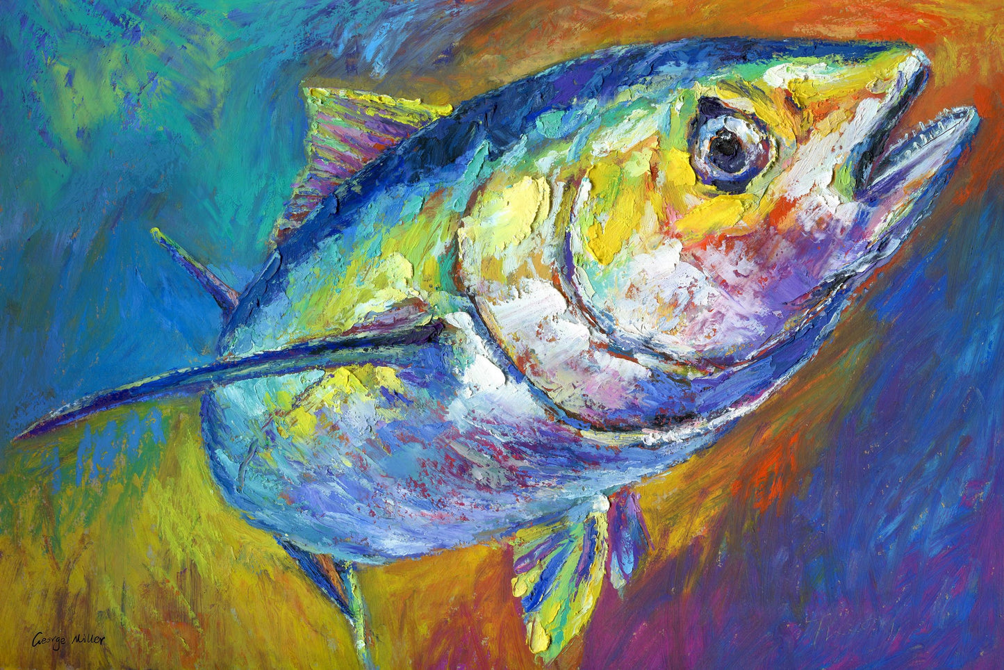Print Art, Tuna Fish Print, Wall Art Prints, Abstract Wall Art, Art Painting, Artwork And Prints For Walls, Modern Art Print, Large Fish