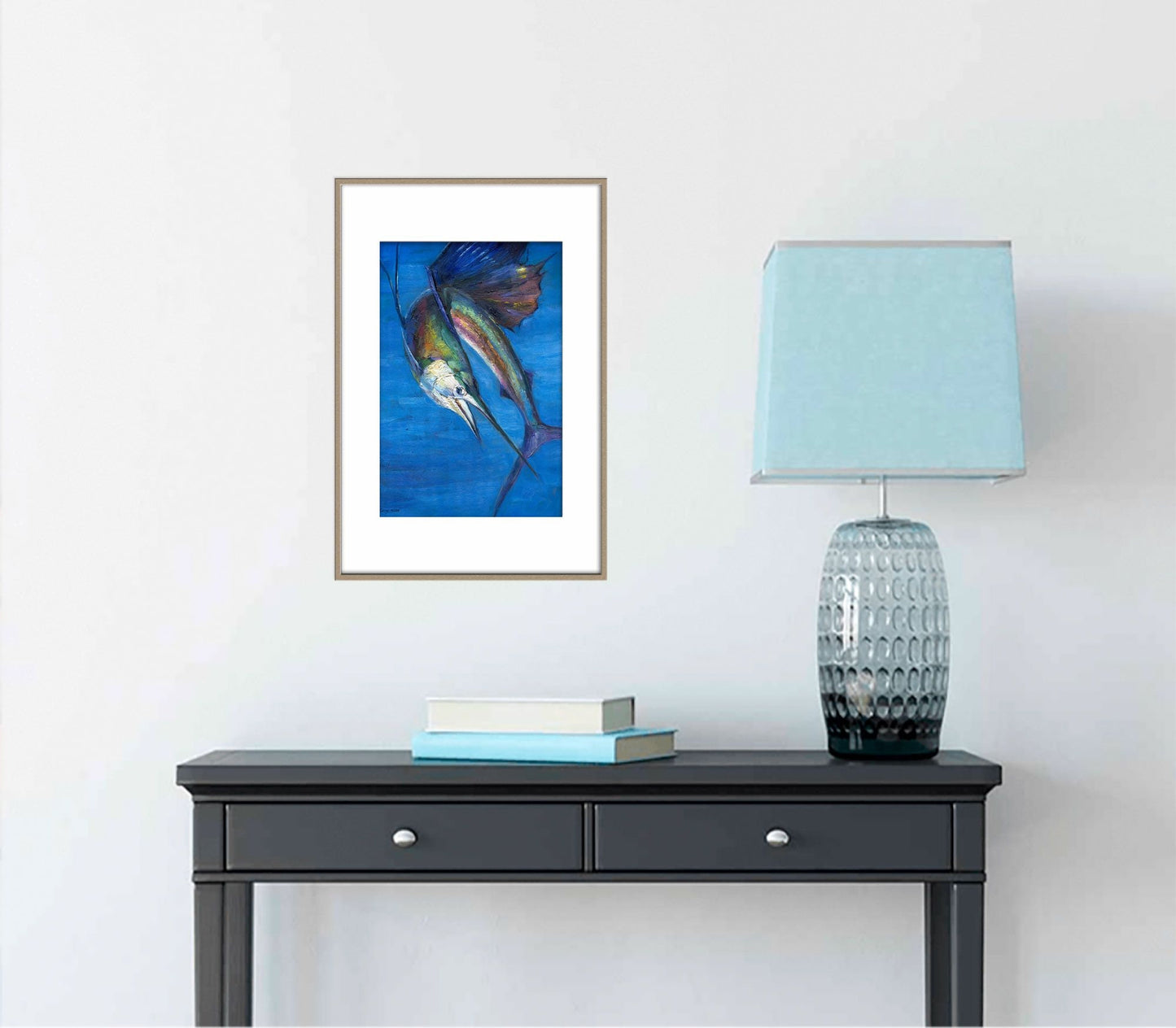 Giclée Print Sailfish, Print, Watercolor Painting Flowers, Wall Art Prints Nature, Abstract Art Print, Art, Artwork Original, Modern Art