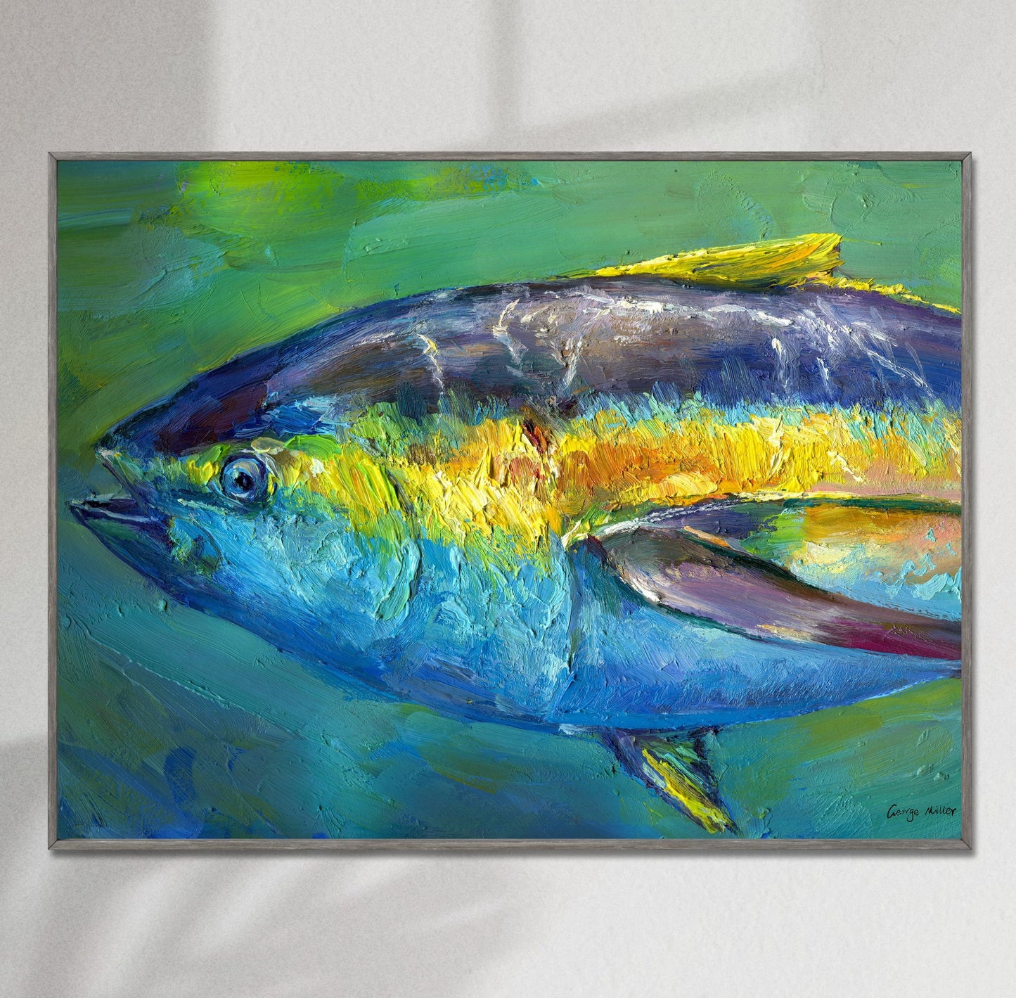 Giclée Print Tuna Fish, Prints, Watercolor Print, Wall Art Prints Nature, Abstract Art, Art Print, Artwork, Modern Wall Décor, Large Print