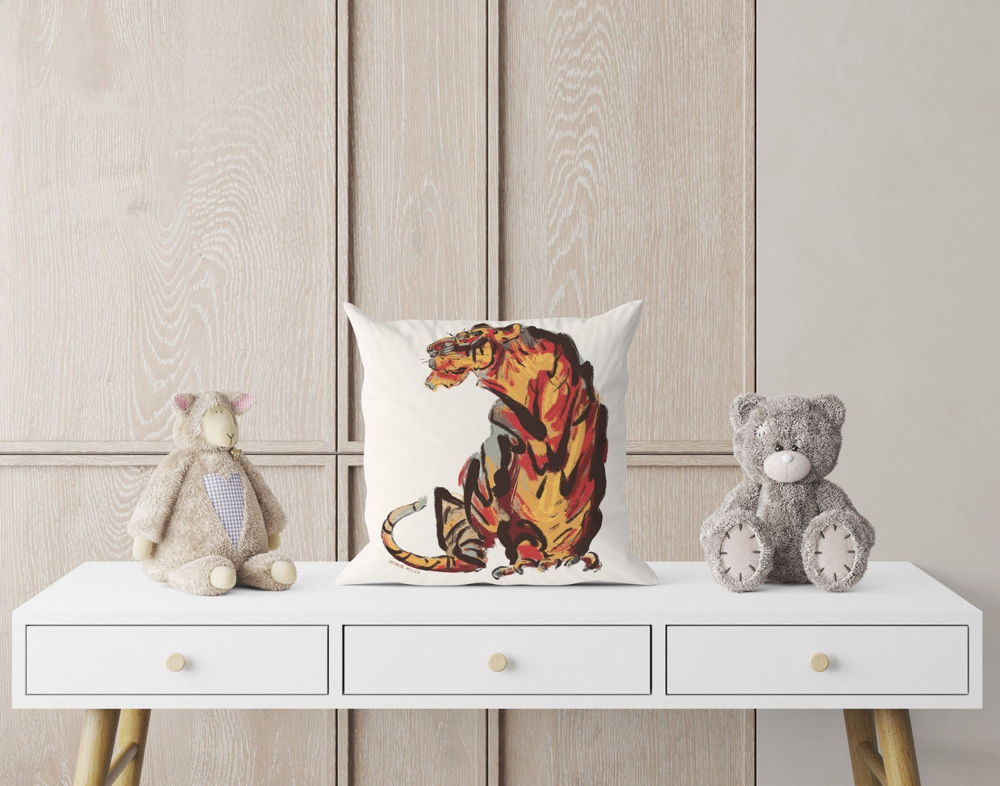 Tiger Throw Pillow, Animal Pillow, Art Pillow, Black White Pillow, Beautiful Pillow, Large Pillow Cases, Housewarming Gift, Sofa Pillows