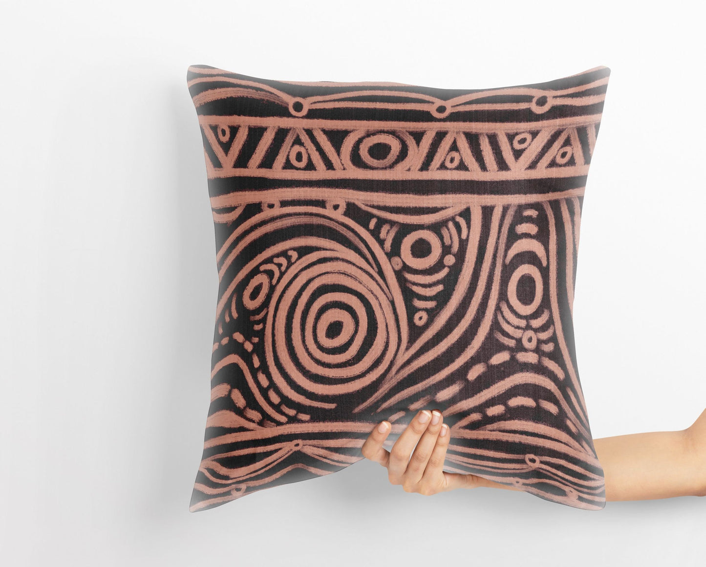 Aboriginal Art, Throw Pillow, Abstract Art Pillow, Designer Pillow, Colorful Pillow Case, Beautiful Pillow, 16X16 Case, Housewarming Gift