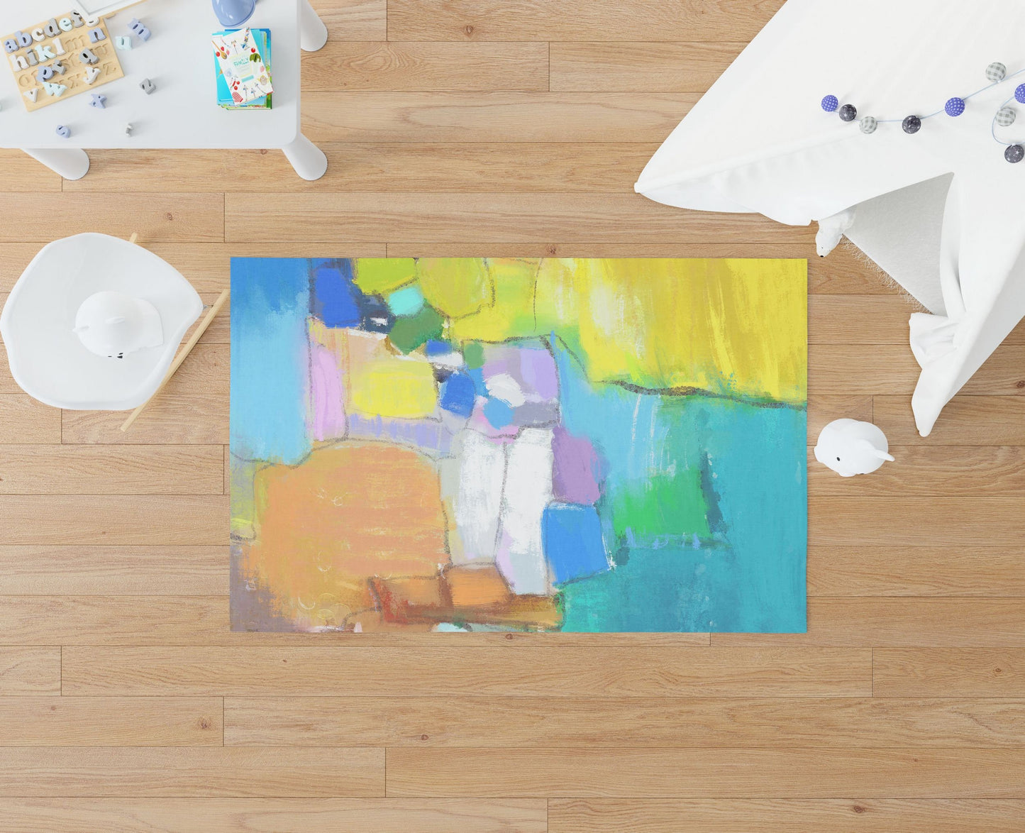 Rugs And Carpet, Large Rug, Thick Carpet, Rectangle Rug, Colorful Rug, Abstract Rug, Stylish Carpet, Home Decor, Made In Usa, Flat Woven Rug