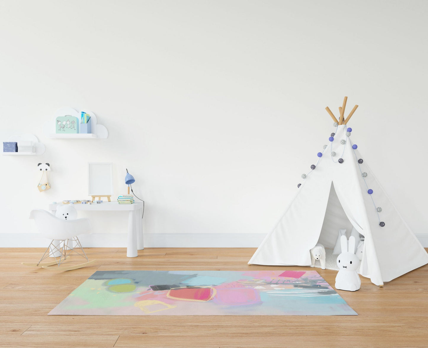 Carpet Rug, Thick Carpet, Rectangle Rugs, Rainbow Rug, Abstract Rug, Rustic Rug, Large Living Room Rug, Made In Usa, Flat Woven Rug