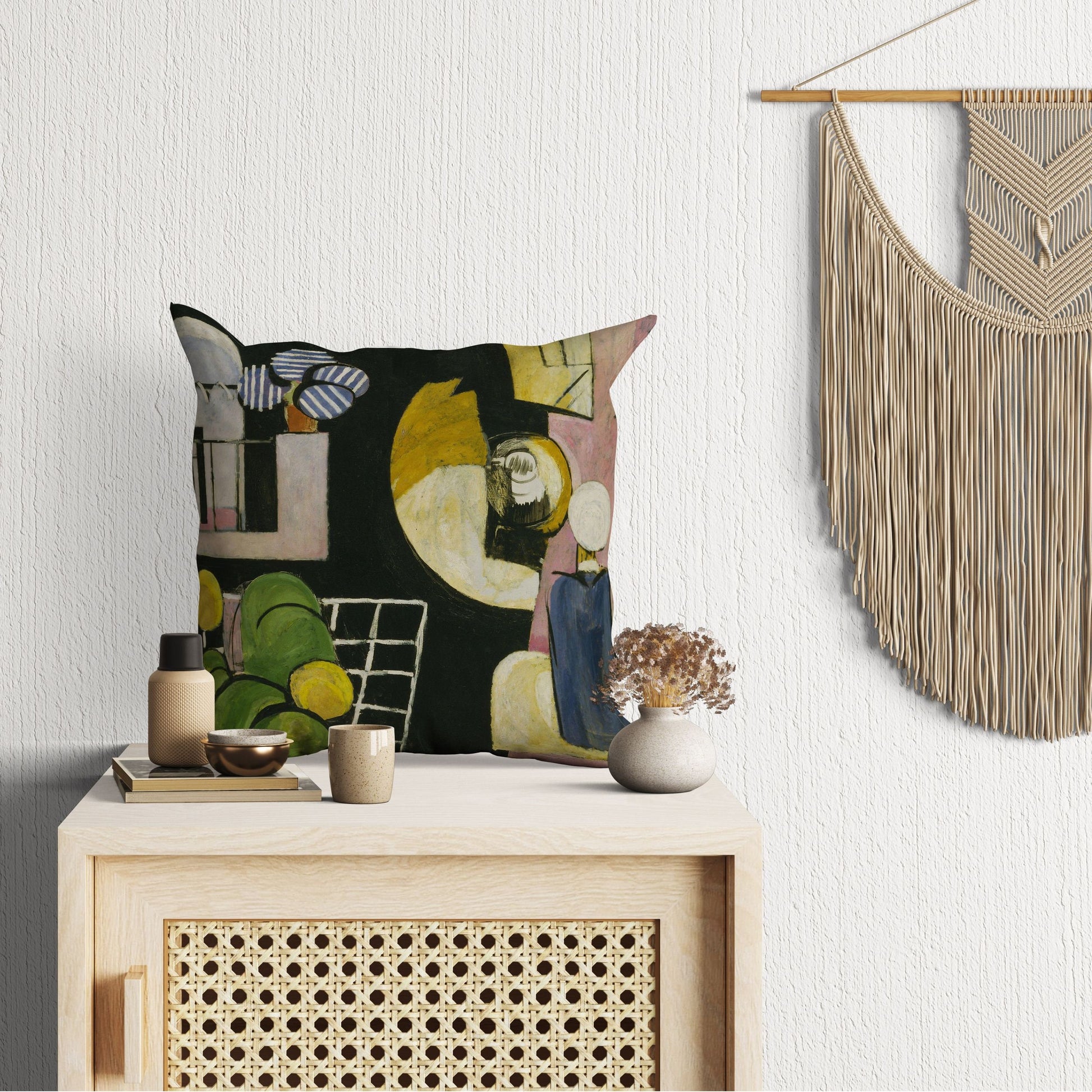 Henri Matisse Famous Art, Tapestry Pillows, Abstract Throw Pillow Cover, Art Pillow, Square Pillow, Housewarming Gift, Abstract Decor