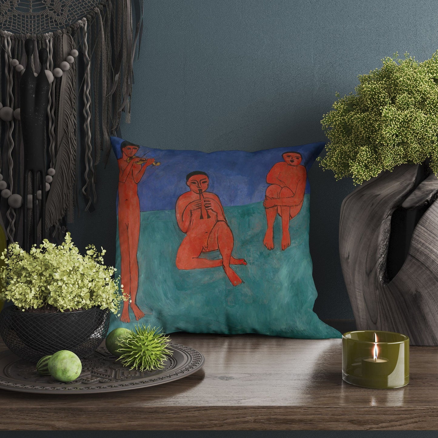 Henri Matisse Famous Art, Throw Pillow, Abstract Pillow, Contemporary Pillow, 22X22 Pillow Cover, Home Decor Pillow, Indoor Pillow Cases